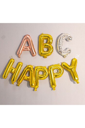 Flippy Metallic Foil Balloon Letter B, Flippy, 40 cm, Gold