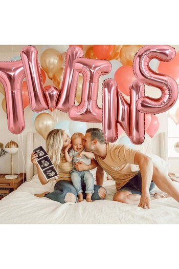 Flippy Balon Folie Metalizata Litera I, Flippy, Rose Gold, 80 cm