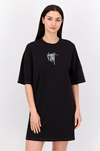 Puma Women Sportswear Fit Short Sleeves Outdoor Dress, Black