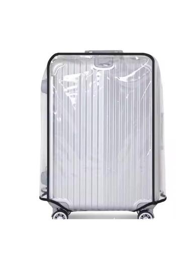 Generic Premium PVC Luggage Cover 24 Inch - Waterproof, Dustproof, Scratch Resistant Travel Luggage Cover