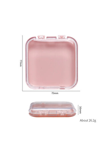 Choice pink-10pcs 10 Pieces Empty Nail Boxes For Packaging Square Shape Box Wholesale Nail Tips Press On Na