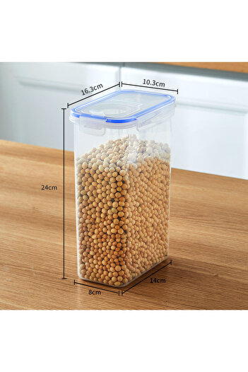 Choice 1-tier 2.5L Food Storage Containers with Lids Stackable Treat Box Containers for Kitchen Pantry Orga