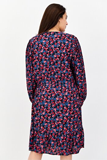 Esprit Women Allover Print Mini Dress, Multicolor