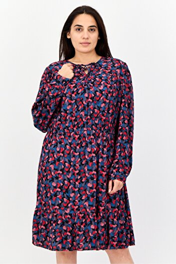 Esprit Women Allover Print Mini Dress, Multicolor