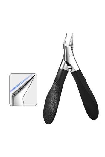 Choice black Exfoliating scissors Cuticle cutter Pedicure tool Nail clippers Nail clippers ingrown toenail