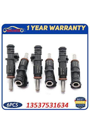 Choice Set of 6pcs High Quality Fuel Injector 13537531634 7531634 For BMW 328i X3 X5 Z4 128i 528i 525i 5...