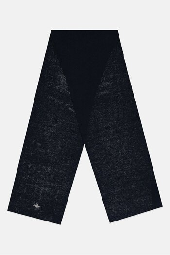 Dockers Men Textured Scarf 180 L x 26 W cm, Navy