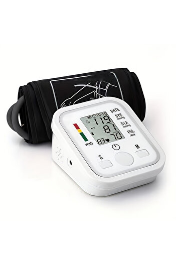 Choice White Blood Pressure Monitor Upper Arm Automatic Tonometer Digital Blood Pressure Meter BP Medical S