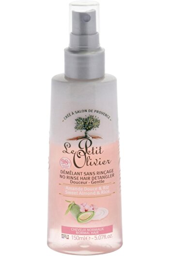 Le Petit Olivier - Detangling without rinsing - Sweet Almond & Rice - Normal Hair - Made in France -