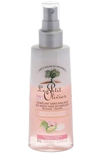 Le Petit Olivier - Detangling without rinsing - Sweet Almond & Rice - Normal Hair - Made in France -