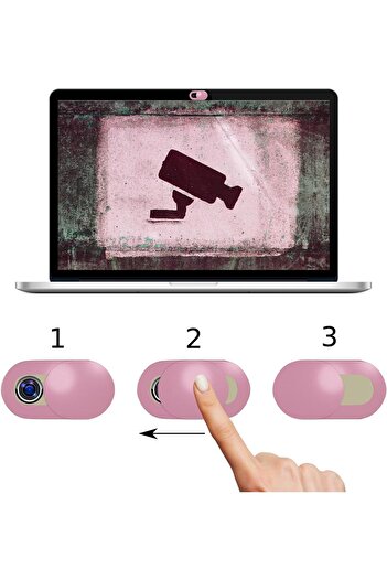 Generic 3 Parça Gizlilik Koruma Kameralık Kapatma Seti - Laptop, Tablet ve Akıllı Telefonlar Için