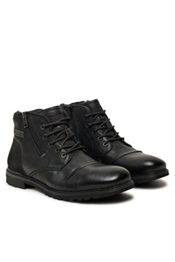 BUGATTI Men's Boots black BUGATTI-325A0U SCHWARZ
