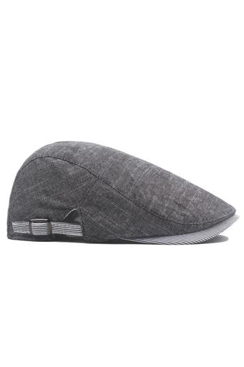 valkyrie Men's Italian Style Cap - Buckle, Adjustable Anti-Sweat, Anthracite