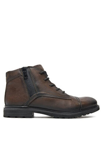 BUGATTI Men's Ankle boots grey BUGATTI-321A0U3L3500 1100 DARK GREY