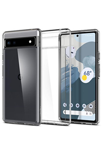 Spigen Spigen Ultra Hybrid case compatible with Google Pixel 6a Crystal Clear