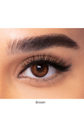 Alcon FreshLook ColorBlends Brown Monthly Contact Lenses (2 Lenses) - Natural Eye Color Enhancer