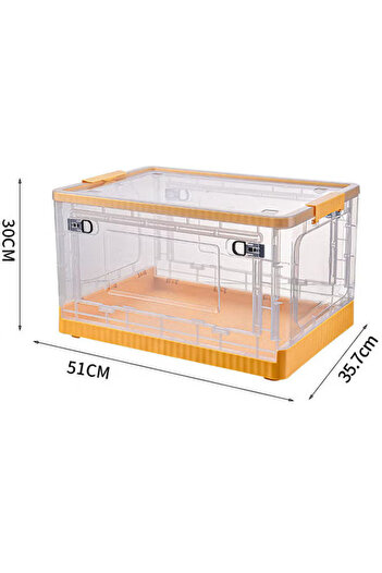 COOYA Collapsible Storage Bins With Lids,Plastic Storage Bins for Closet Organizer,Toy Storage Containers