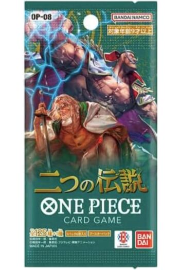 BANDAI لعبة ون بيس TCG: أسطورتان OP-08 (مجموعة متنوعة من قطعة واحدة)