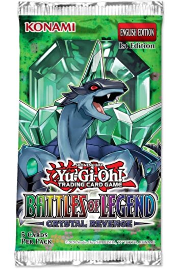 KONAMI Yu-Gi-Oh! TCG: Battles Of Legend: Crystal Revenge Single Pack (Assorted 1 Piece)