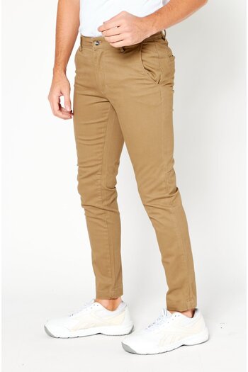 Sorbino Men Slim Fit Solid Chino Pant, Olive