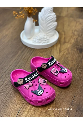 ÇOCUKÇA MODA Kuromi My Melody Girl's Αντιολισθητική Σόλα Παντόφλες Καθημερινά Σανδάλια Παραλίας Πισίνας