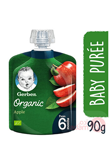 GERBER ORG APPLE 90GM +6M