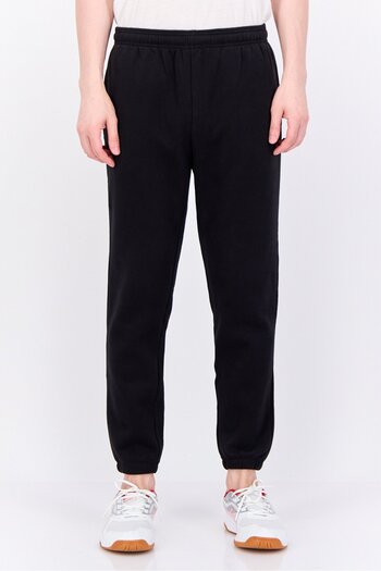 GAP Men Regular Fit Solid Sweatpants, Black