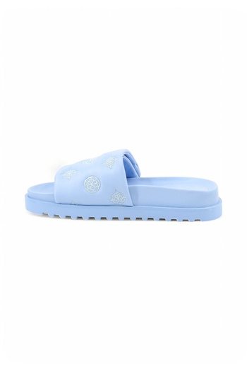 Guess Fabio2 Women's Blue Slippers Fljfa2Ele19-Blue
