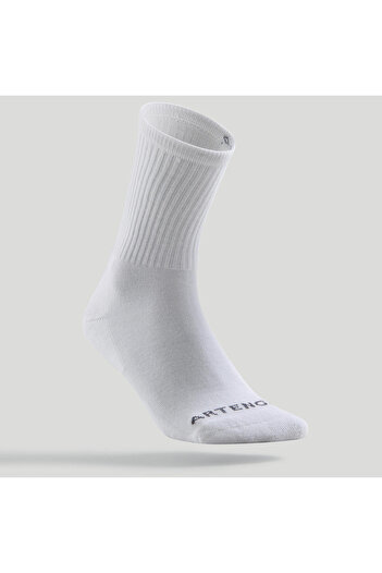Decathlon Artengo спортни чорапи - дълги маншети - 3 чифта - бели - RS 100