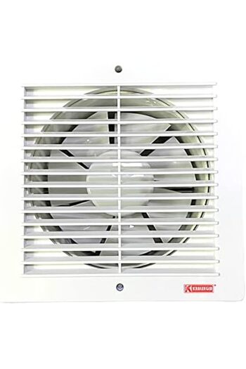 Generic KHALEEGIA 8" Ventilating Fan 200mm, 25W with Auto Shutter Powerful Exhaust for Home & Office