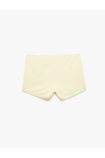 Koton Modal Karışımlı Dantel Detaylı Şort Pijama Altı