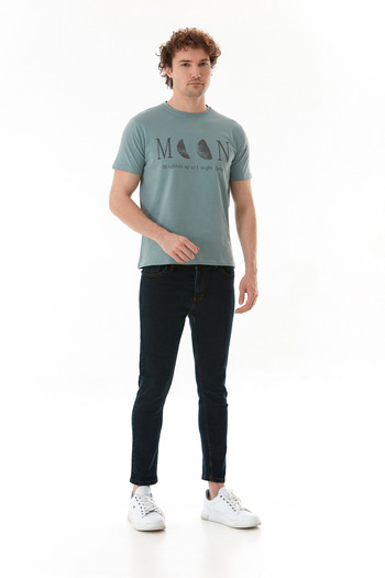 Fulla Moda Zippered Straight Jean Trousers