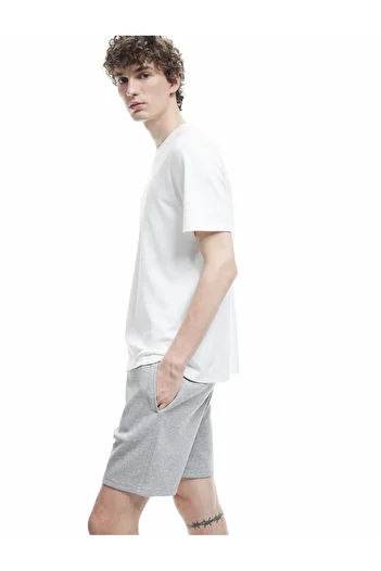 Koton Pocket Detailed Pique Fabric Bermuda Shorts with Elastic Waist