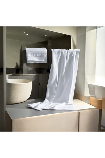 Madame Coco Renier 100% Cotton Towel Set - White - Luxury Collection