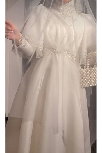 Moss Βραδινό φόρεμα Pearl Bag Γάμος Αποφοίτηση