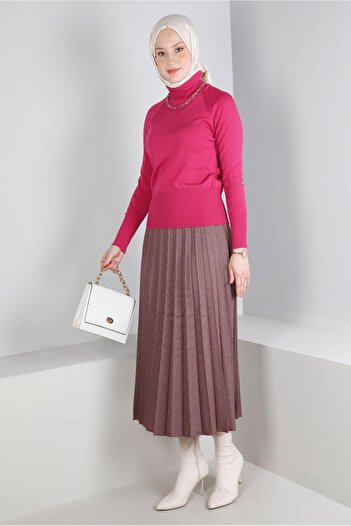 Alvina PATTERNED PLEATED SKIRT 60352