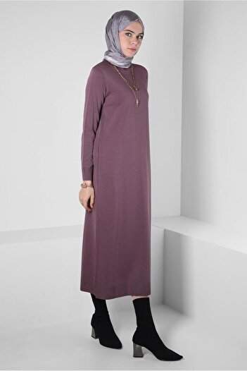 Alvina RUFFY COLLAR KNITWEAR DRESS 44005