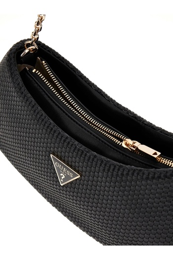 Guess Phaedra Top Zip Shoulder Bag Women's Black Crossbody Bag Hwwg9638170-Bla