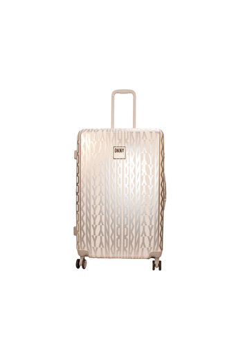 Dkny Glitz Glam Hardside Trolley Bag with 4 Spinner Wheels, ABS+PC Case Luggage with TSA Lock