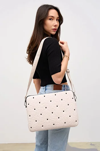 deridense Συμβατή θήκη Laptop Polka Dot 13" & 14" ιντσών