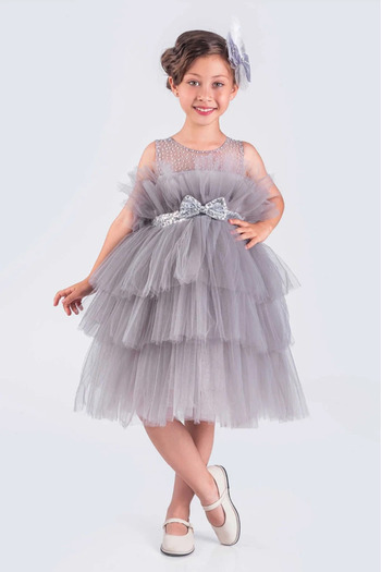 vestitino Girl's Evening Dress Katkat Tulle Cool