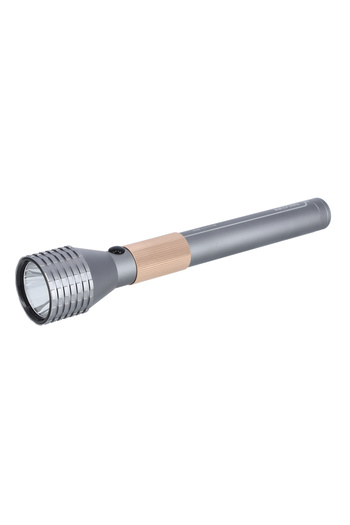 KRYPTON Rechargeable LED Flashlight, 2000m Range, 4hrs Use, Durable Alloy, Unbreakable Lens