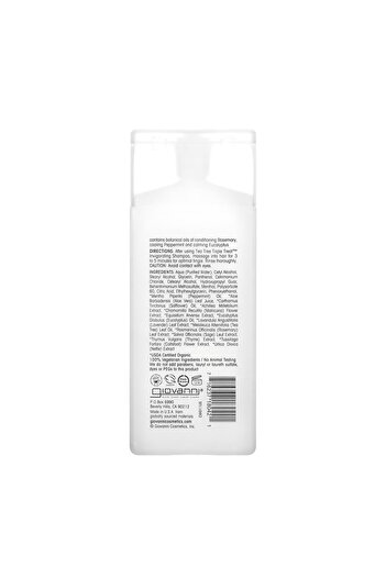 Giovanni Triple Strengthening Tea Tree Conditioner for All Hair Types - 60ml
