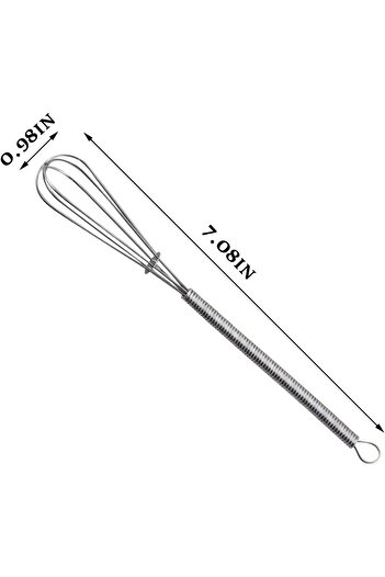 LA PERLA TECH Stainless Steel Whisk Stirrer Cream Mixer Salon Barber Hairdressing Hair Color Dye Mixing Tools