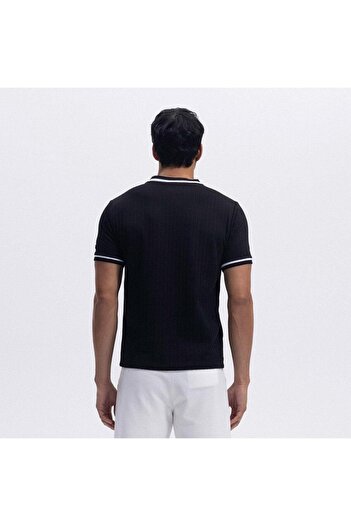 Ellesse Em492-Bk Crew Neck Men's T-Shirt - Black