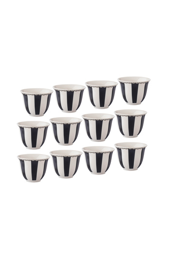 Dania 12-piece Saudi porcelain coffee cup set