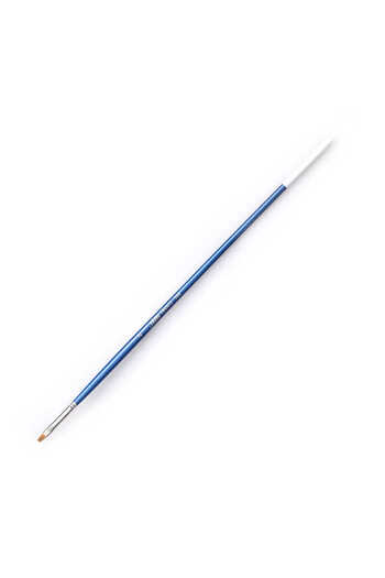 Pebeo 555 - 02 Golden Synthetic Flat Cut Long Handle Acrylic Brush