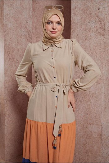 Alvina MULTICOLOR WAIST TIE DRESS 42625