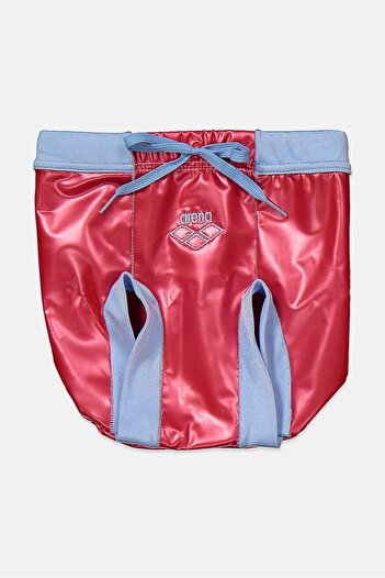 ARENA Toddlers Boy Drawstring Embroidered Swimwear, Red and Blue