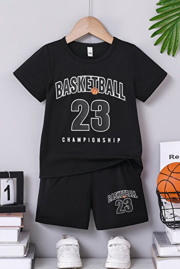 MYADA Champion Basketball Player Printed 2-Piece Children's Set 23596